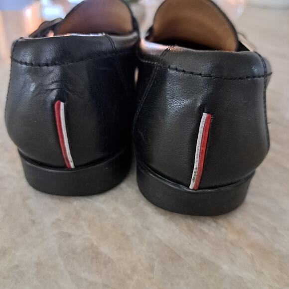 BALLY Women's Alta Classic Driving Moc Loafer in Black Leather Size 38/7.5 - Picture 7 of 12